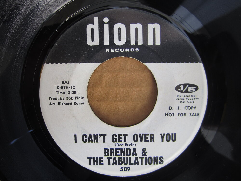 Brenda & the Tabulations - i can't get over you  DIONN.JPG