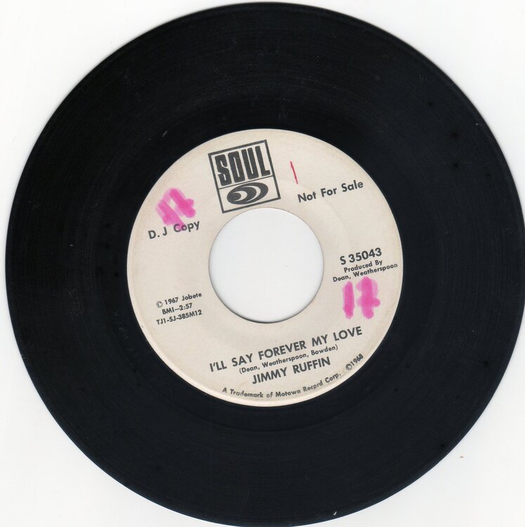 Jimmy Ruffin - I'll Say -  £10.jpg