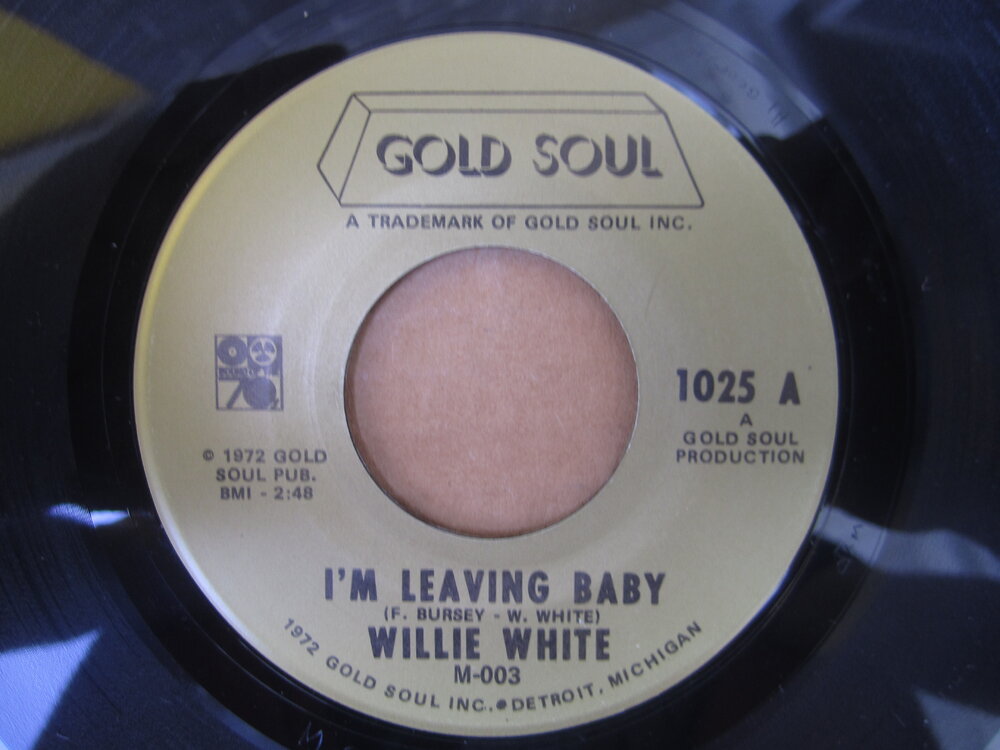 Willie White - i'm leaving baby.JPG