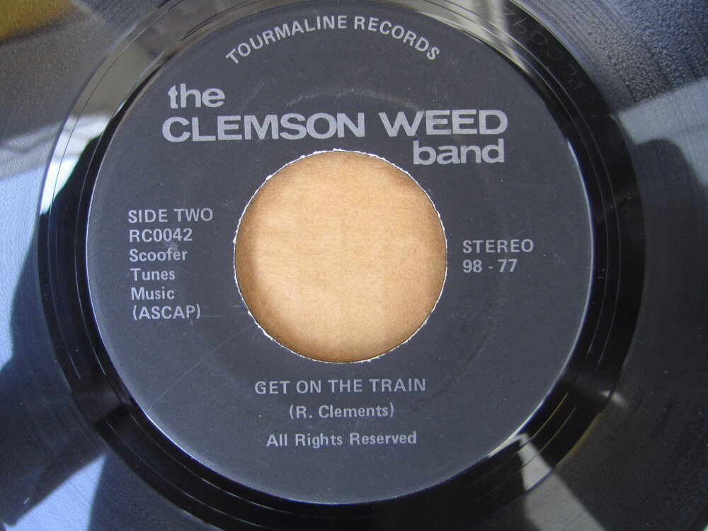 Clemson Weed Band - get on the train  TOURMALINE.JPG