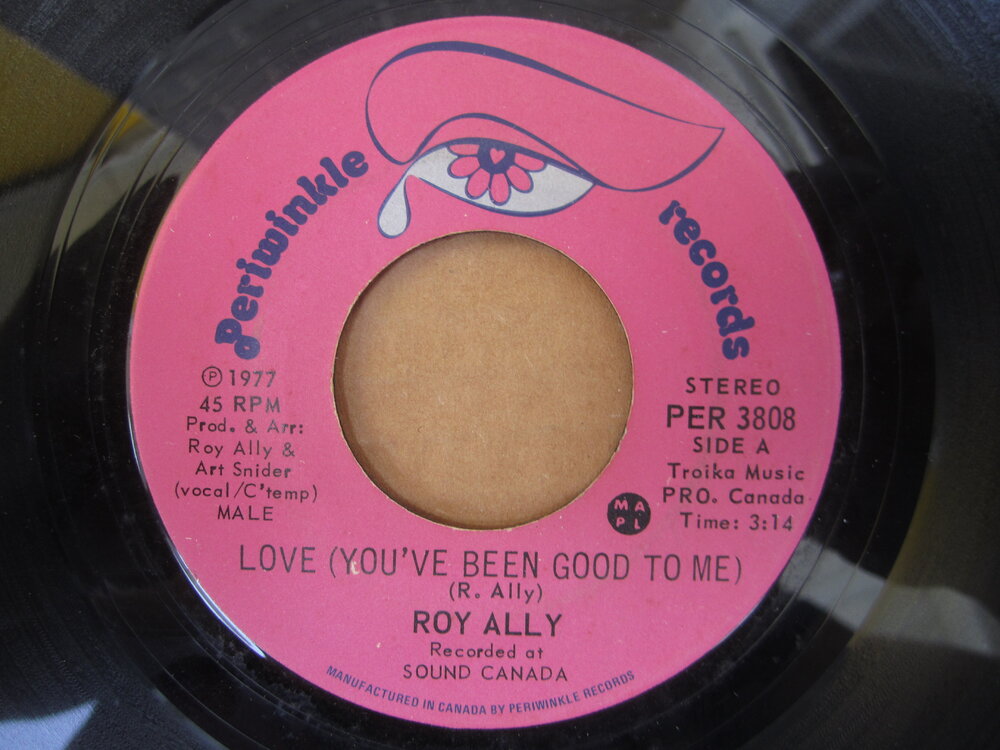 Roy Ally - love (you've been good to me) PERIWINKLE.JPG