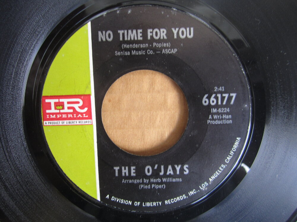 O'Jays - no time for you IMPERIAL.JPG