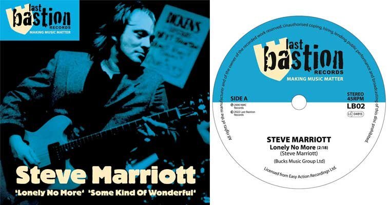 New 45 - Last Bastion - Steve Marriott - Lonely No More magazine cover