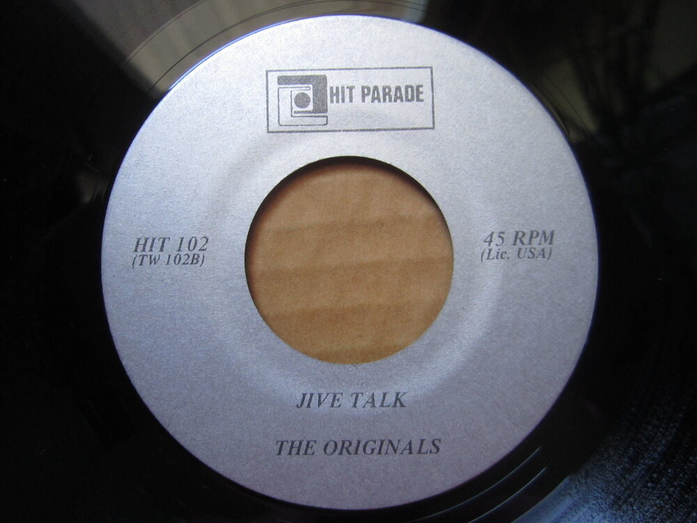 Originals - jive talk HIT PARADE.JPG