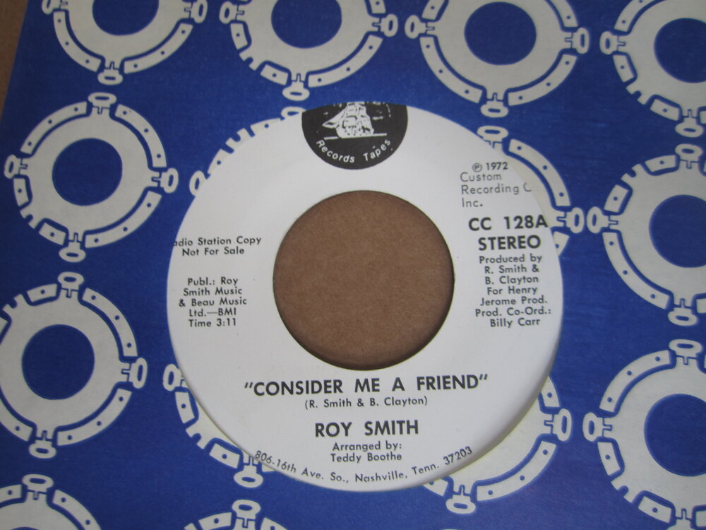 Roy Smith consider me a friend from the lot.JPG