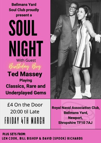 Bellmans Yard Soul Club Friday 4th March 22