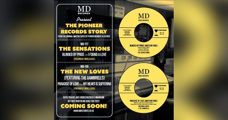 Out Now! The Sensations and The New Loves - MD Records 117|118 magazine cover