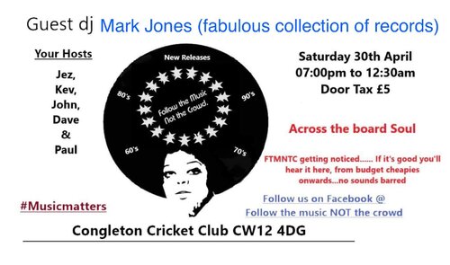 FTMNTC Congleton Sat 30th April