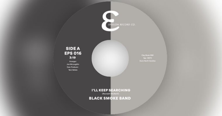 Black Smoke Band - I'll Keep Searching / Get'n Off - Epsilon Record Co magazine cover