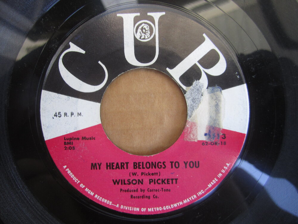 Wilson Pickett - my heart belongs to you CUB.JPG