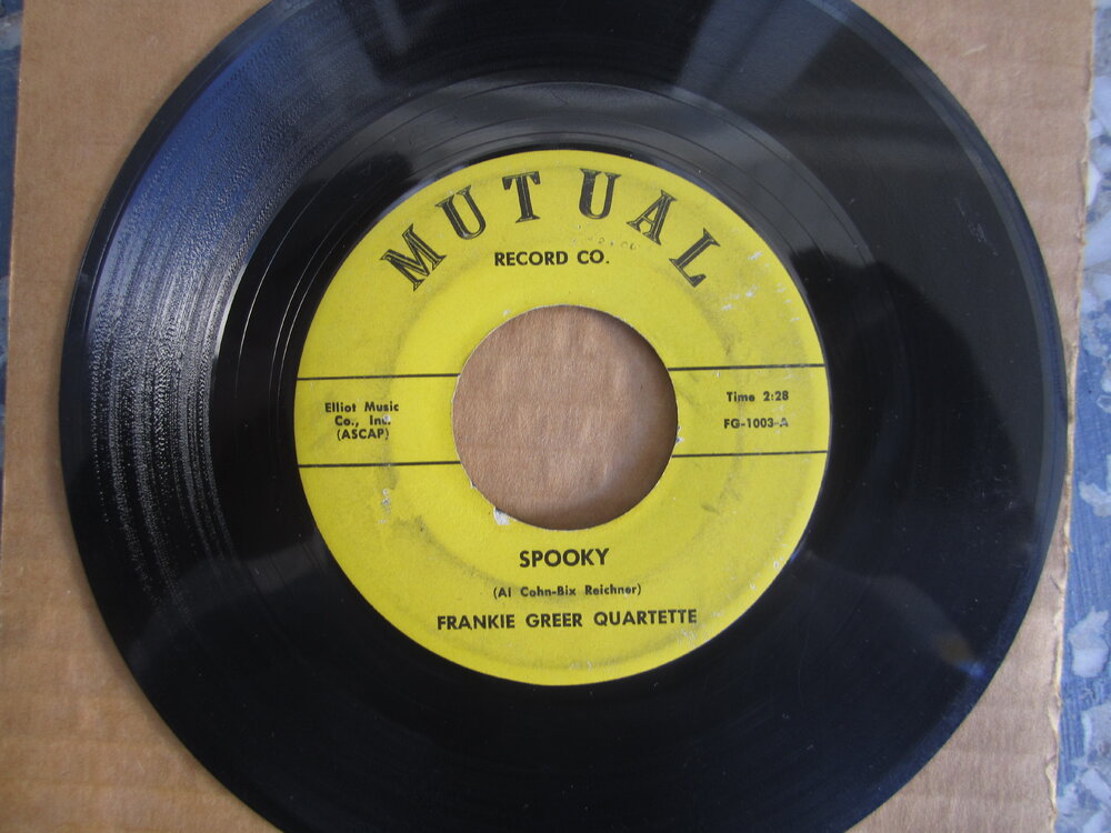 Frankie Greer Quartette - spooky MUTUAL RECORDS CO..JPG