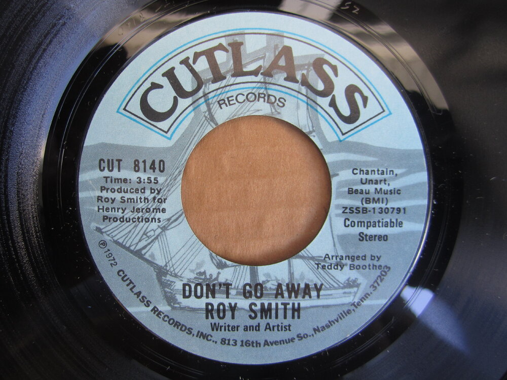 Roy Smith - don't go away CUTLASS.JPG