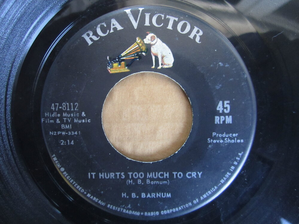 H.B. Barnum - it hurts too much to cry RCA VICTOR.JPG