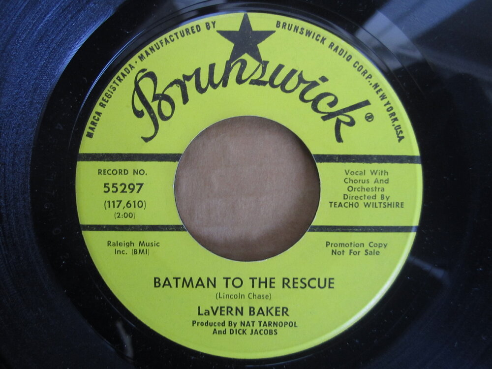 Lavern Baker - batman to the rescue BRUNSWICK.JPG