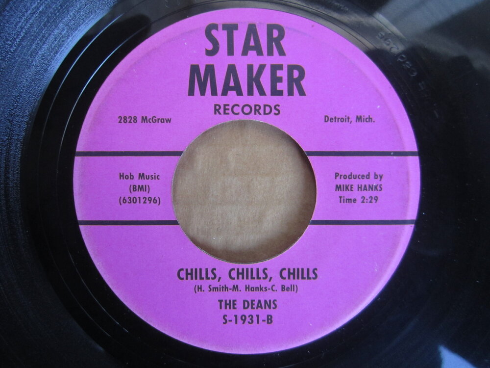 Deans - chills, chills, chills STAR MAKER.JPG