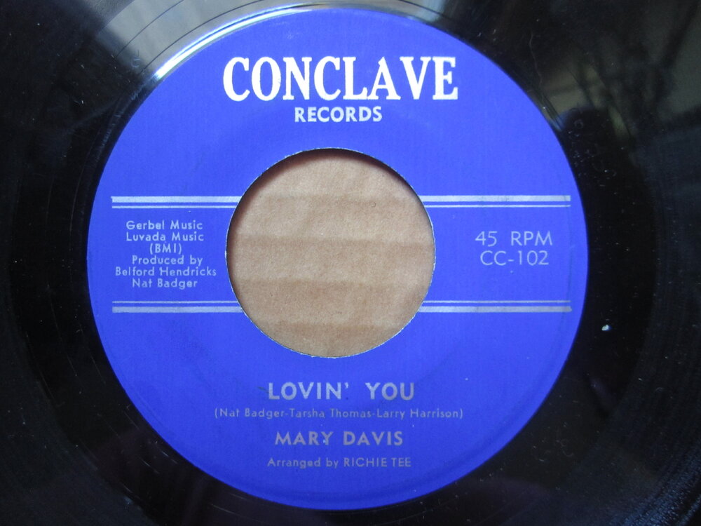 Mary Davis - lovin' you CONCLAVE.JPG