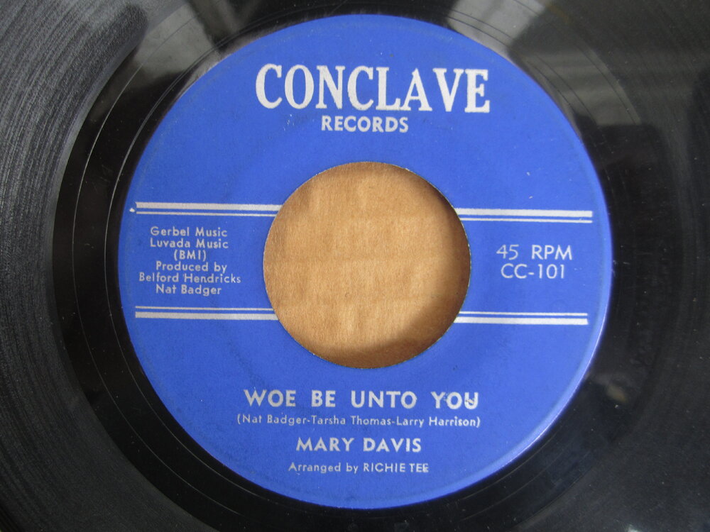 Mary Davis - woe be unto you CONCLAVE.JPG