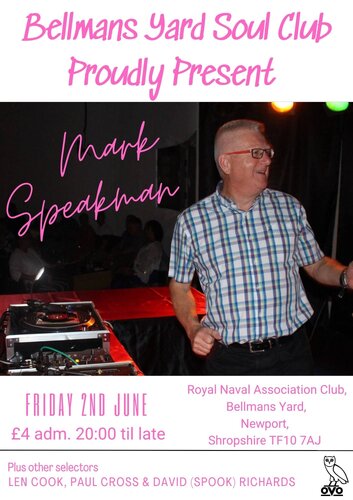 Bellmans Yard Soul Club, Newport - FRI 2nd June 23