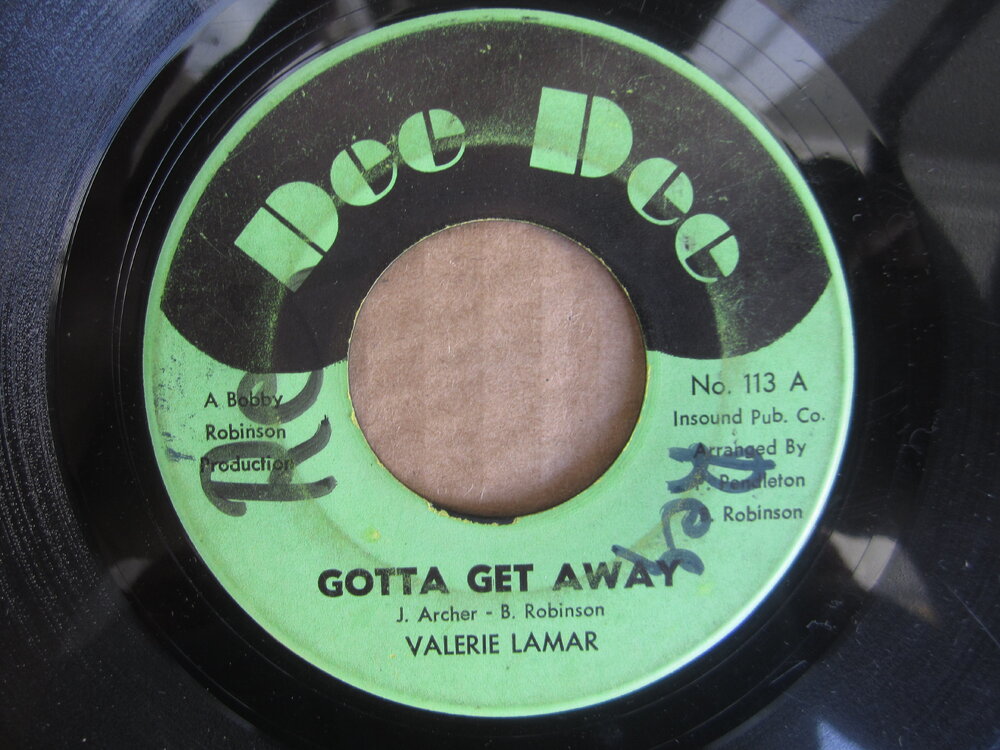 Valerie Lamar - gotta get away DEE DEE.JPG