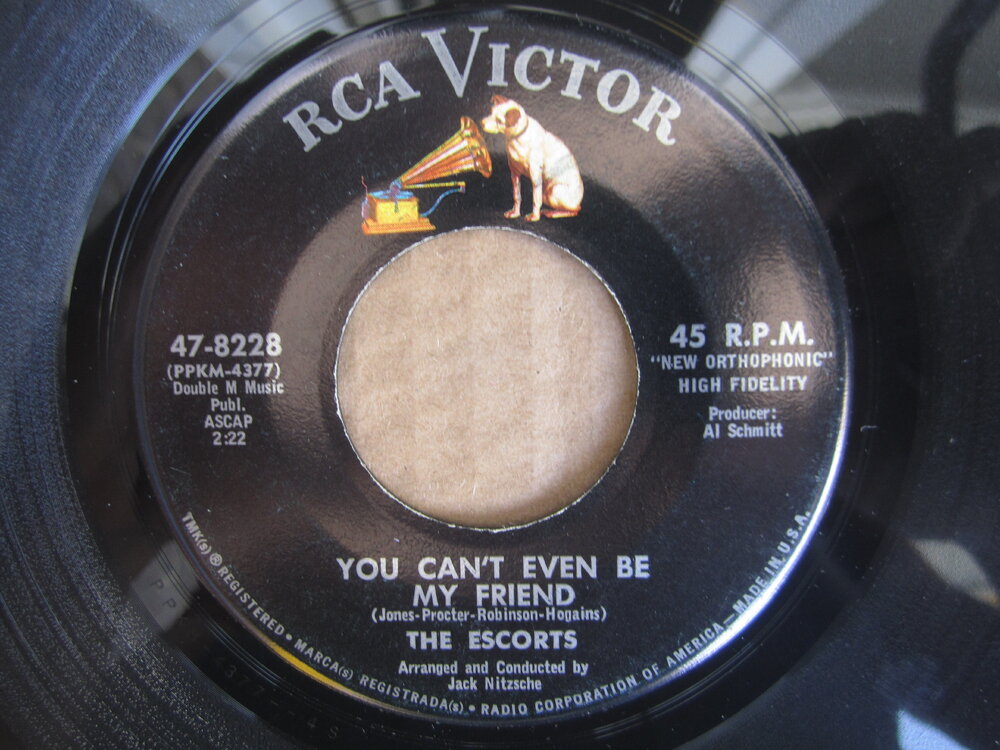 Escorts - you can't even be my friend RCA VICTOR.JPG