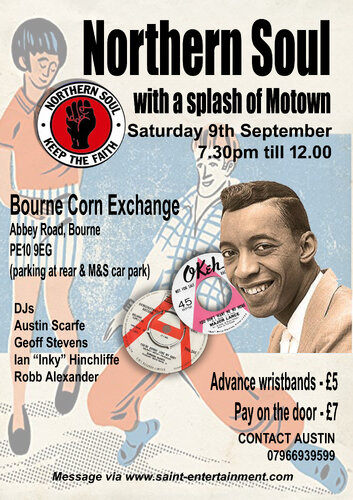 Bourne Soul Night 9th Sept 2023