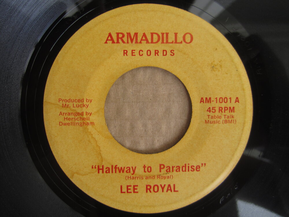 Lee Royal - halfway to paradise ARMADILLO.JPG