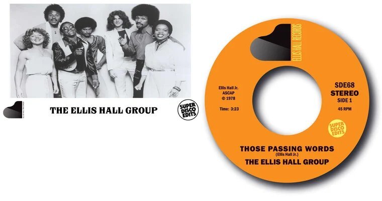 Pre-Order:  New 45 - The Ellis Hall Group - Those Passing Words -  Super Disco Edits magazine cover