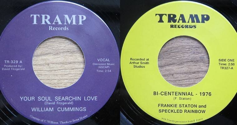 New 45s - Frankie Staton & Speckled Rainbow Plus William Cummings - Tramp magazine cover