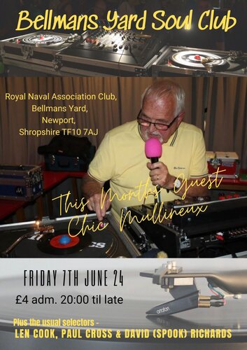 BELLMANS YARD SOUL CLUB  - Newport - Friday 7th JUNE