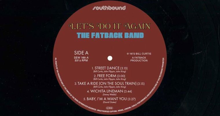 New Ace Lp - Fatback - Let's Do It Again - Southbound magazine cover