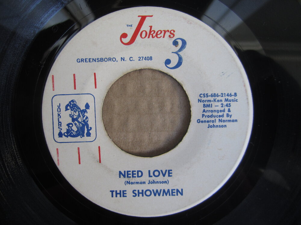 Showmen - need love JOKERS THREE.JPG