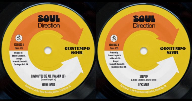 New 45 - Ebony Evans / Lewzarius - Soul Direction Records