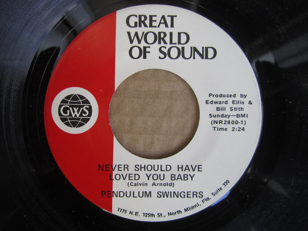 Pendulum Swingers- never should have loved you baby GREAT WORLD OF SOUND.JPG