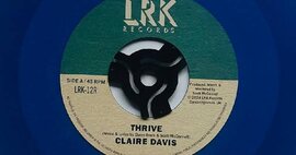 Reissue 45 - Claire Davis - Thrive/Playground - LRK Records image