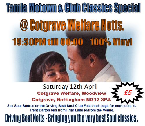 Tamla Motown and Club Classics night - Notts