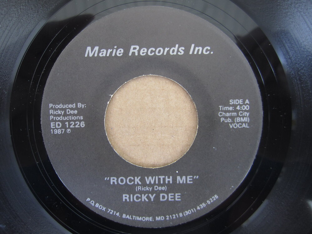 Ricky Dee - rock with me MARIE RECORDS INC.JPG