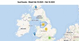 Soul Events Map - Weekend Heads Up - 14 Feb 2025